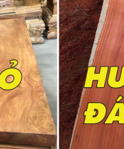 So sánh gõ đỏ và hương đá