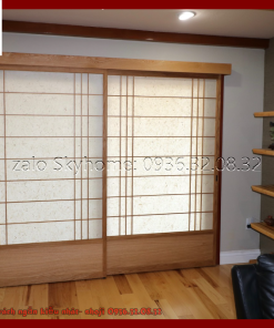 Vách ngăn Shoji giấy Washi Nhật
