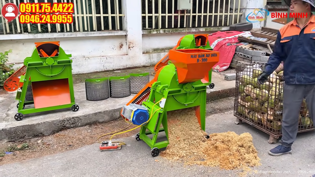 Máy xay lá dừa 3kW – công suất mạnh, băm nhanh - Hình 4 Máy xay lá dừa 3kW – công suất mạnh, băm nhanh - Hình 4