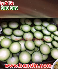 MÁY CẮT LÁT BÍ ĐAO – Giải pháp thái lát bí xanh đều đẹp, năng suất cao