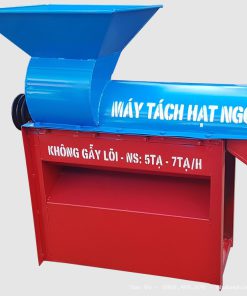 Máy Tách Hạt Ngô Hộp Quạt Tròn: Sạch 99%, Năng Suất 7 Tạ/Giờ