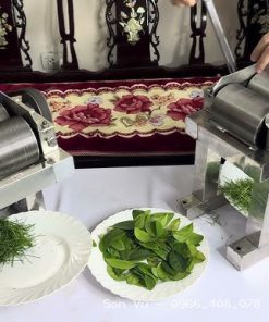 Máy thái lá chanh – Giải pháp thái sợi lá chanh đều đẹp cho nhà hàng