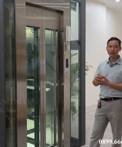 Thang máy gia đình khung thép kính 350kg thế hệ mới 2026 – Giải pháp tối ưu cho biệt thự liền kề hiện đại