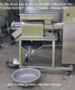Máy vắt nước cốt dược liệu trái mướp, cỏ nầm chầu, chuối, sả, gừng