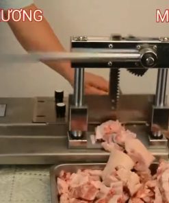 Máy cưa xương lợn, xương bò cắt móng giò nấu giả cầy cực kỳ chất lượng