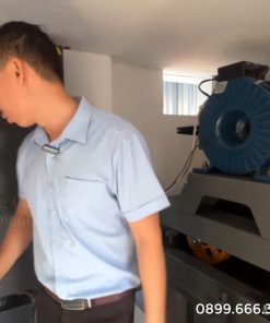 Thang máy gia đình khung thép vách kính 350 kg - chi tiết máy 23