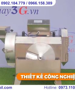 Máy cắt thái rau củ quả QX300 - chi tiết máy 3