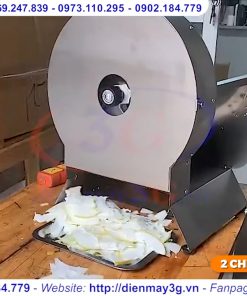 Máy thái rau củ quay tay kết hợp dùng điện - chi tiết máy 2