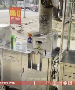 Giao Máy Cạo Vỏ Mía Và Xe Nước Mía Về Thái Bình