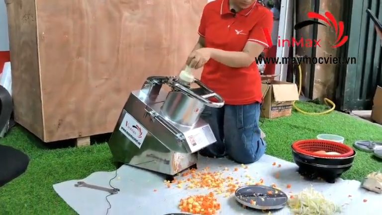 Máy thái củ quả đa năng VME – 6 lưỡi dao (309) Hướng dẫn sử dụng máy thái rau củ quả đa năng VC65MS #máytháiraucủquảcôngnghiệp (4)