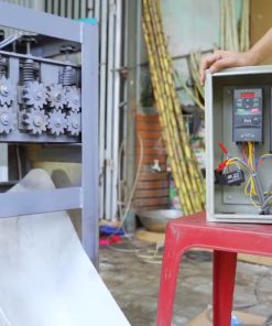 Máy Bào Vỏ Mía (Máy Cạo Mía) 2 Cây Bản Cao Cấp - chi tiết máy 4