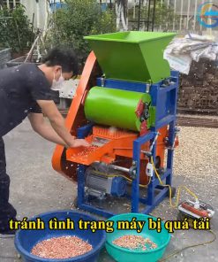 Quy trình bàn giao và chạy thử máy bóc vỏ lạc 2 quạt gió - chi tiết máy 3