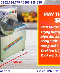 Máy Thái Lát, Thái Sợi Rau Củ Quả Tự Động SH60