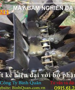 Máy băm nghiền cổ cao - chi tiết máy 8