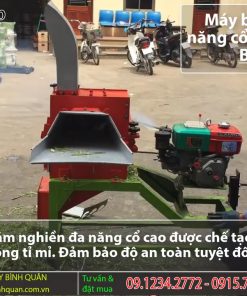 Máy băm nghiền đa năng cổ cao (lắp đầu nổ) - chi tiết máy 3