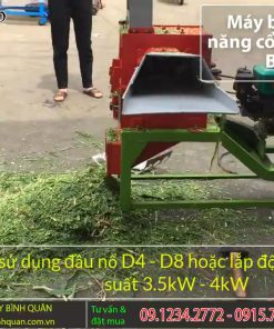 Máy băm nghiền đa năng cổ cao (lắp đầu nổ) - chi tiết máy 2