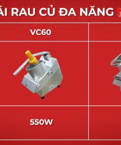 Máy thái rau củ quả đa năng VC60 - chi tiết máy 3