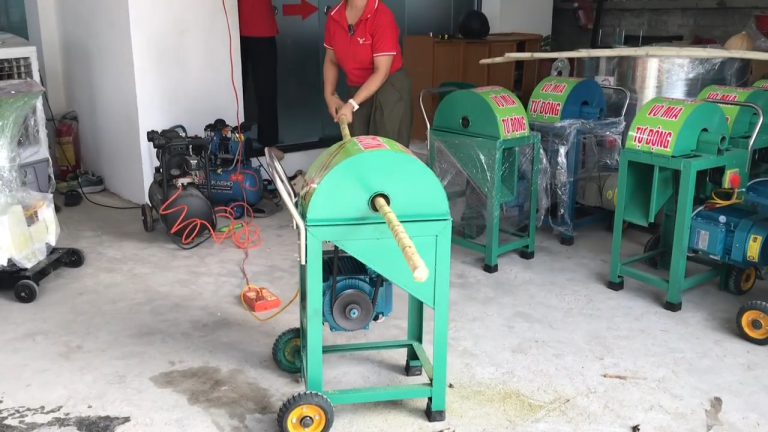 Máy cạo vỏ mía công suất 1500W (309) Tiếp tục test máy cạo vỏ mía Turbo 1500w 9 chổi cạo cùng Vinmax (4)