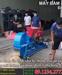 Báo giá một số dòng máy băm gỗ phổ biến - chi tiết máy 2