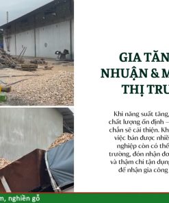 Lợi ích khi sử dụng MÁY BĂM GỖ công suất lớn để tăng năng suất và lợi nhuận