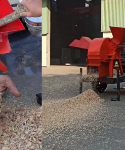 Máy Băm Gỗ 2T Bệ Kéo Băm Gỗ Mọi Nơi Không Cần Điện