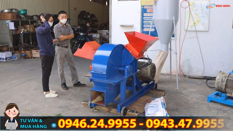 (310) Máy Băm Gỗ 5T Băm Thân Gỗ Giúp Khách Hàng Làm Phân Bón Cây Trồng. (4)