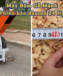 Máy Băm Gỗ Mảnh 2T phiên bản đầu nổ - chi tiết máy 3