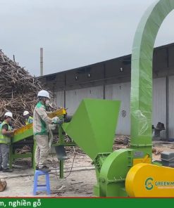 Máy băm gỗ GREEN MECH - chi tiết máy 3