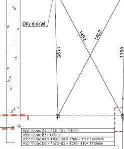 Hướng dẫn thả chì kiểm tra hố thang máy và định vị lắp đặt ray, cửa thang máy - chi tiết máy 7