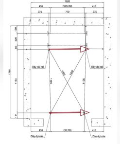 Hướng dẫn thả chì kiểm tra hố thang máy và định vị lắp đặt ray, cửa thang máy - chi tiết máy 10