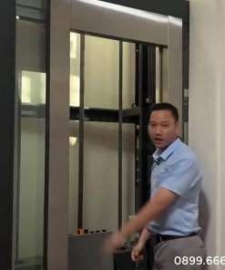 Bàn giao và giới thiệu mẫu thang máy quan sát (thang kính) tải trọng 450kg - chi tiết máy 6