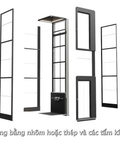 Thang máy vách kính - chi tiết máy 3
