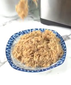 Cách làm ruốc thịt lợn (chà bông) tơi xốp bằng máy làm bánh mì