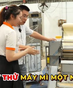 Chạy thử máy làm mì tươi miễn phí – bước quan trọng khi đầu tư máy làm mì kinh doanh