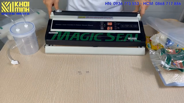 (433) Máy hút chân không Magic seal MS400 Không kén túi hút, Mẫu mới nhất 2024