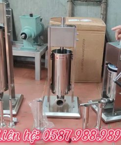 Máy nhồi lòng quay tay, máy đùn xúc xích và lạp xưởng inox 304 đa năng