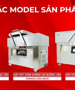 Máy hút chân không 2 buồng lõm 20cm - chi tiết máy 2