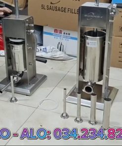 Máy đùn xúc xích lạp xưởng 3 lít 5 lít quay tay - chi tiết máy 2