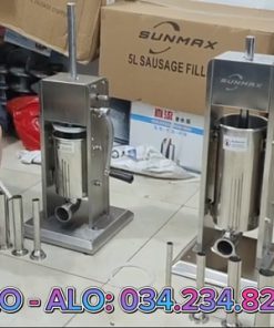 Máy đùn xúc xích lạp xưởng 3 lít 5 lít quay tay