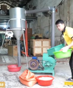 Máy nghiền cám công nghiệp 3 pha nghiền siêu mịn
