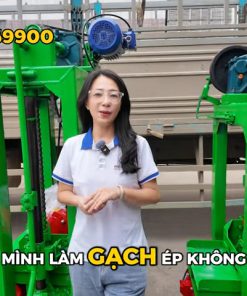 BÀN GIAO máy ép gạch không nung cho khách hàng tại Kontum - chi tiết máy 2