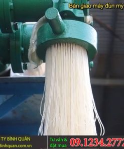 Bộ thiết bị làm mì khô, bún khô và nguyên liệu gạo tẻ 