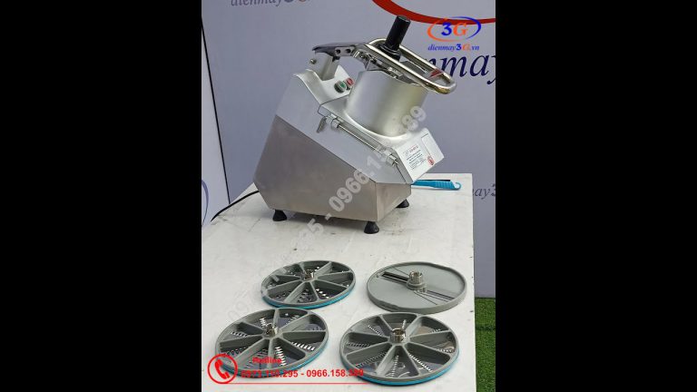 Máy thái rau củ quả đa năng cong nghiệp VC65M Bán Máy Thái Rau Củ Quả Để Bàn Năng Suất 120kgh 4