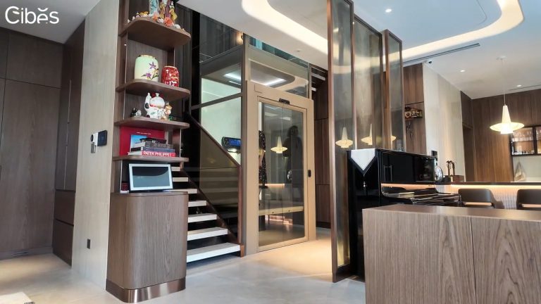 Thang Máy Gia Đình Tiện Lợi _Bạn bè tôi đến chơi nhà rất khen chiếc thang máy này!_ _ Cibes Lift Việt Nam (2)