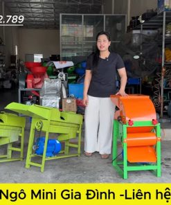 Máy tách hạt ngô mini gia đình tách cả vỏ - chi tiết máy 2