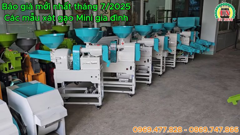 Báo giá máy xát gạo mini gia đình tháng 7 _ Các mẫu đời mới 2025