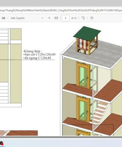 Tổng quan thang máy mini kính và kích thước lắp đặt tối ưu - chi tiết máy 4