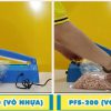 Điểm khác biệt giữa MÁY HÀN MIỆNG TÚI DẬP TAY vỏ nhựa PFS-300 và PFS-200