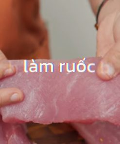 Cách làm ruốc thịt lợn (chà bông) thủ công tại nhà không dùng máy - chi tiết máy 2