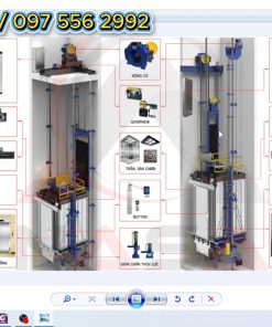 CẤU TẠO CHI TIẾT THANG MÁY - chi tiết máy 4